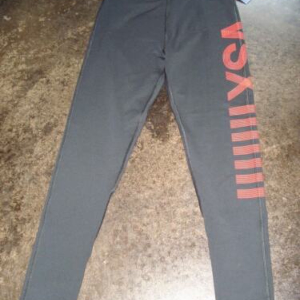 Victoria Secret VSX Knockout Black Tights Size M